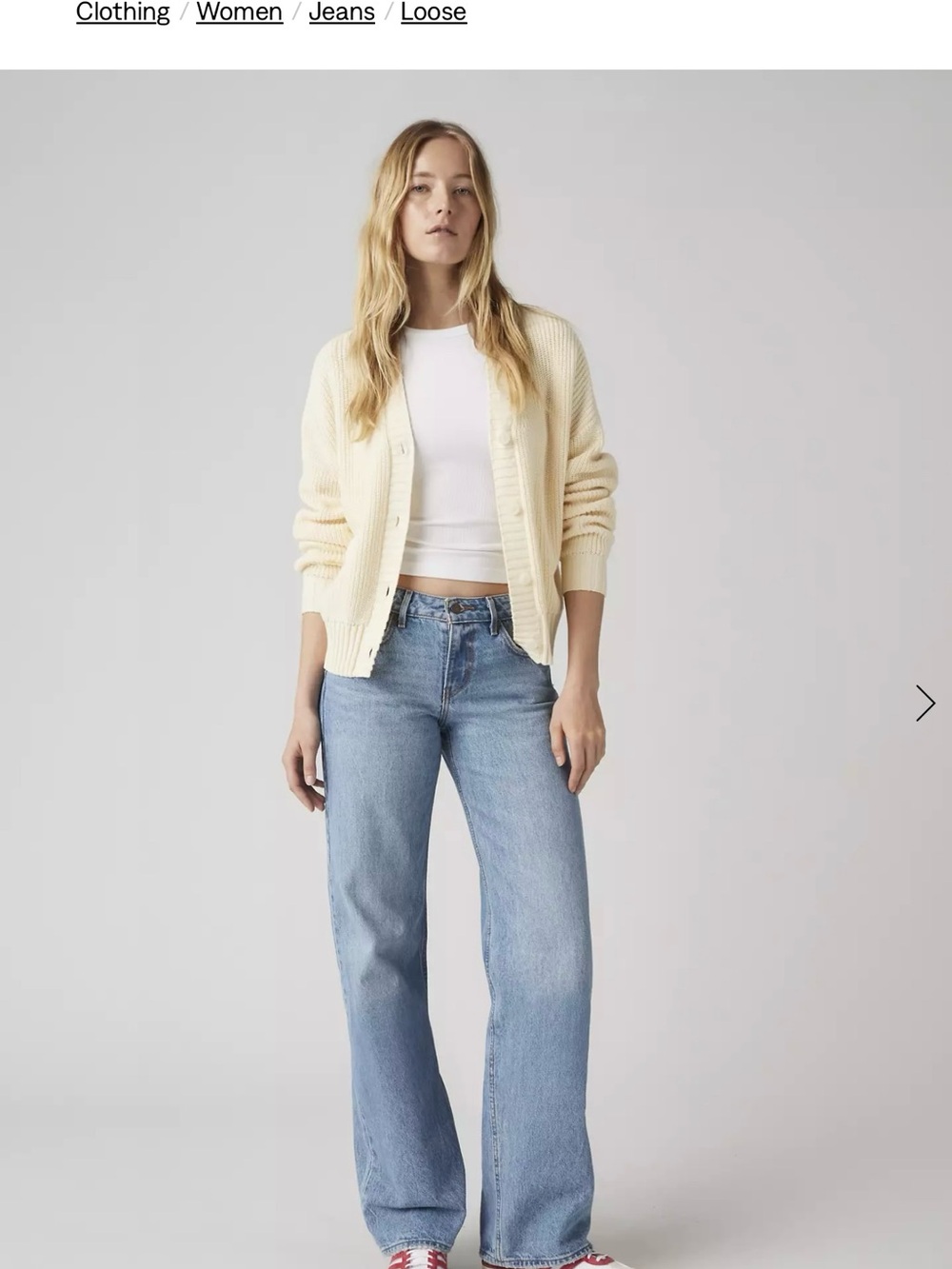 Levi's Women’s Low and Loose Jeans in Blue